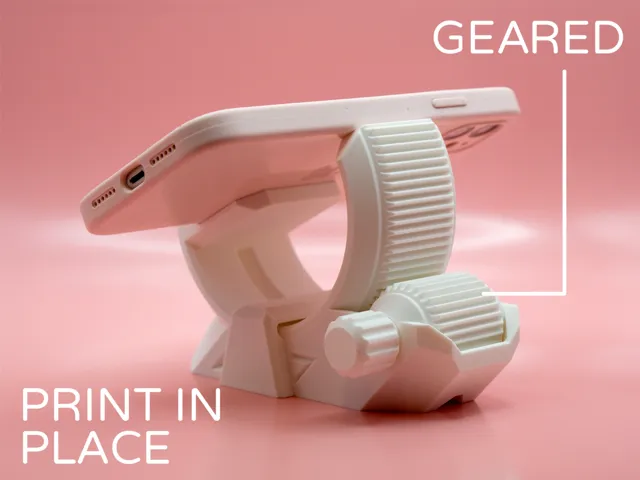 Gear Phone Stand by Pork3D.com