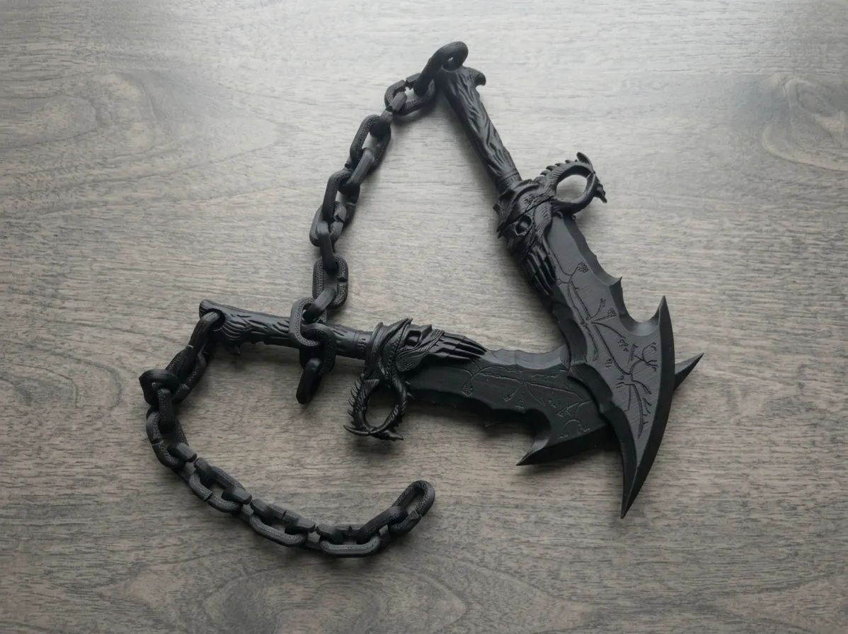 Kratos' Blades of Chaos (God of War) view 2