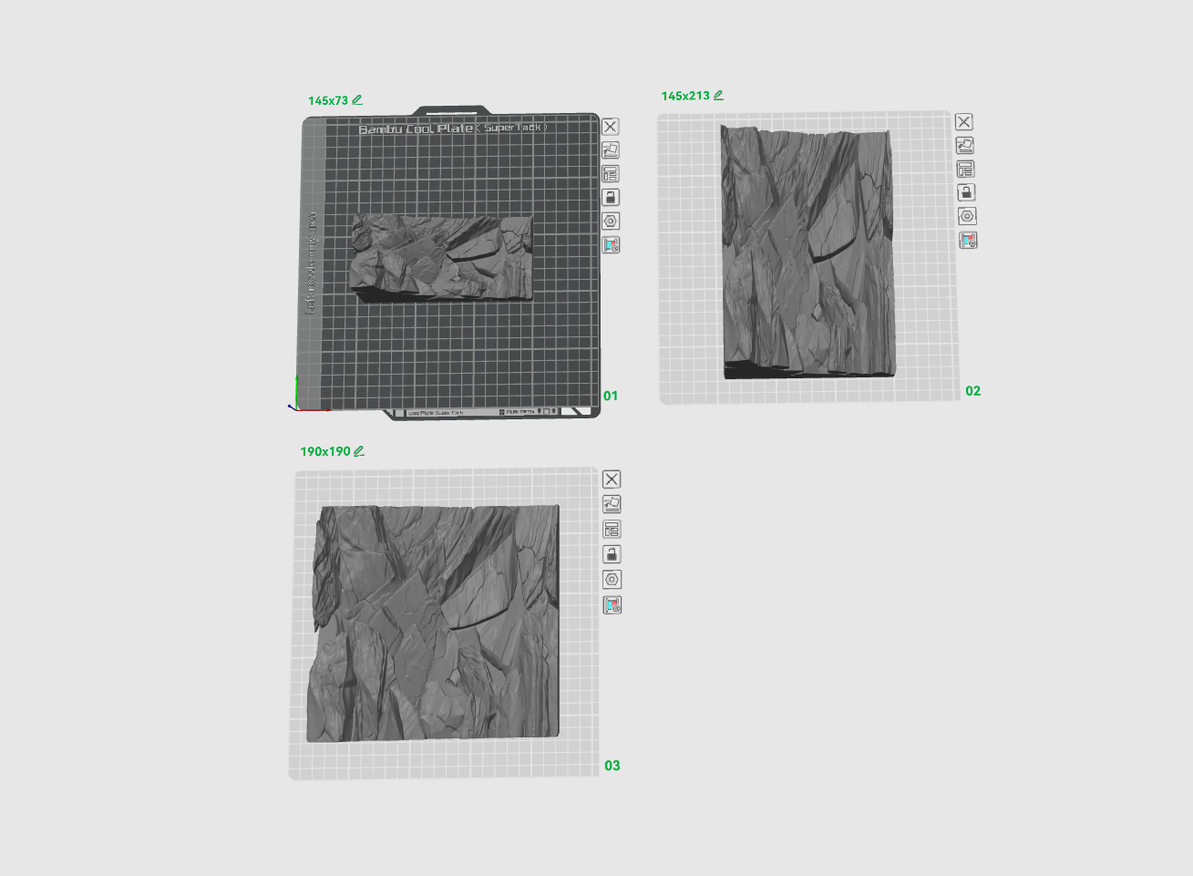 3D-Rückwand - Rustic Rocks - 1