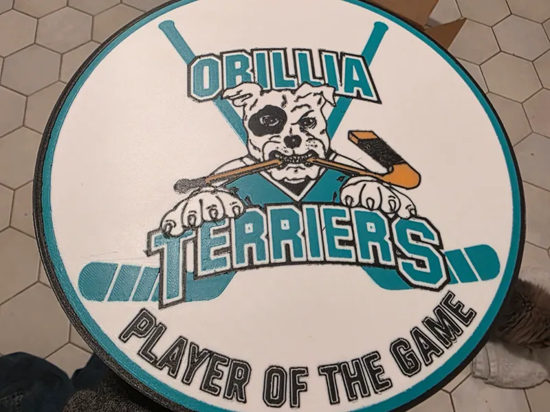 Orillia Terriers Hockey team Logo 