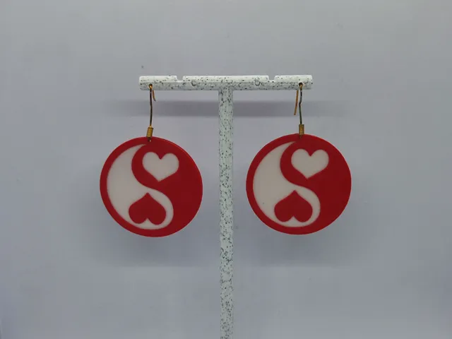 Aretes Equilibrio del Corazón