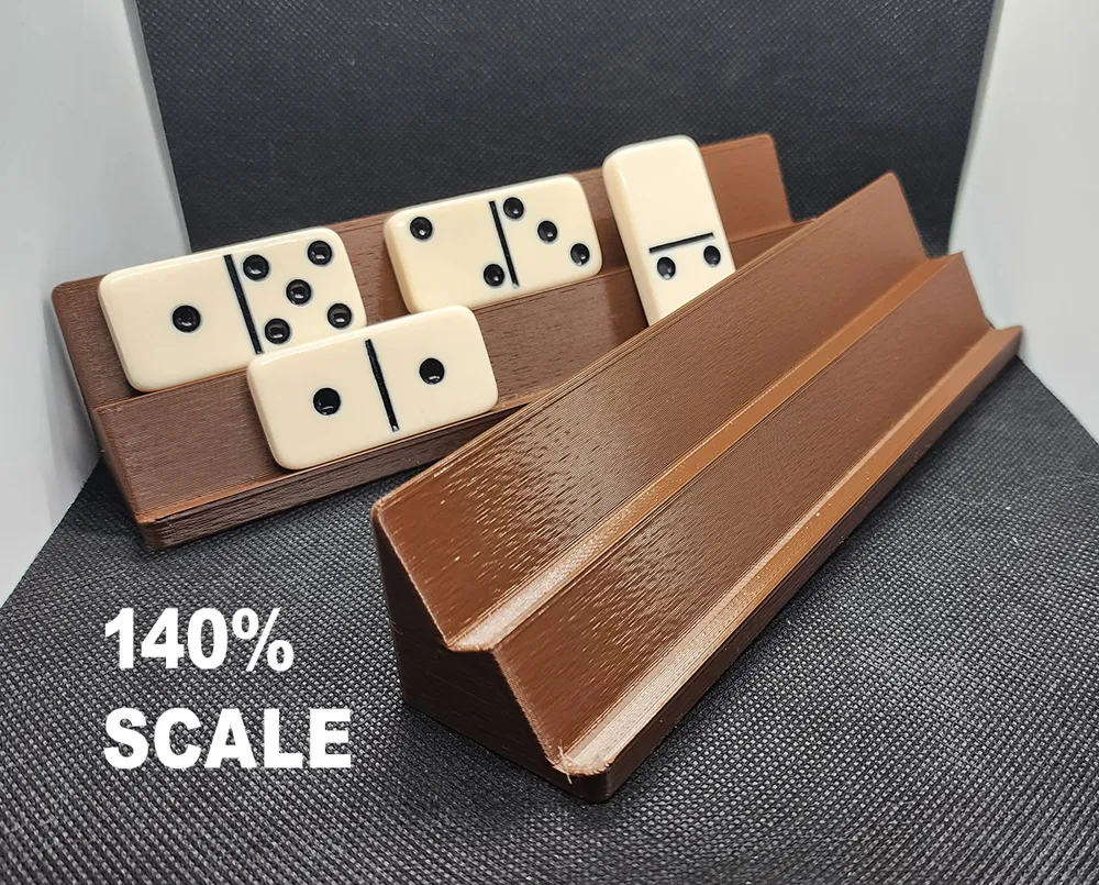 Domino / Tile / Rummikub Rack Scalable 🁴 by TripleGWorkshop - MakerWorld