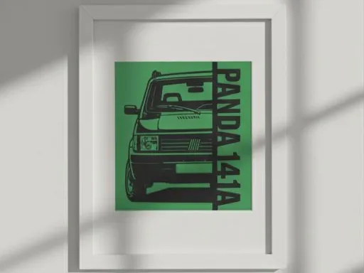 Fiat Panda 141A Artwork