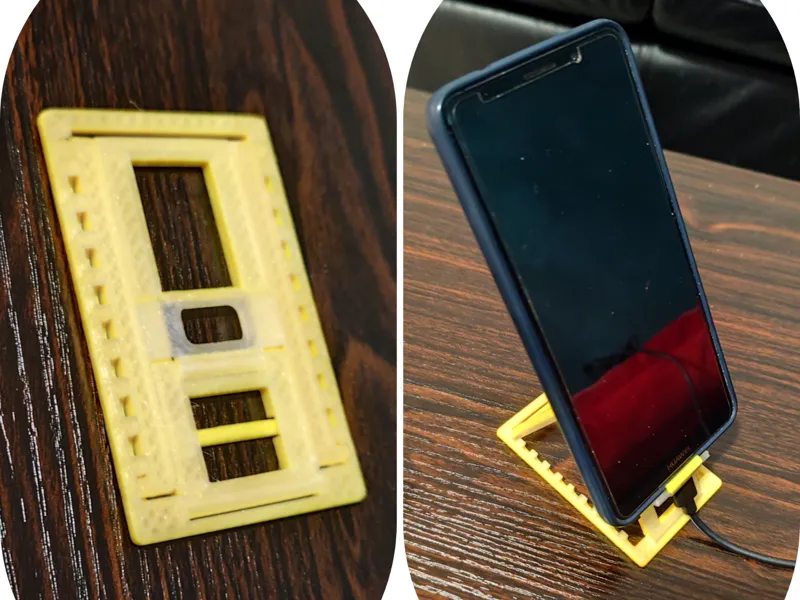 Foldable smartphone holder