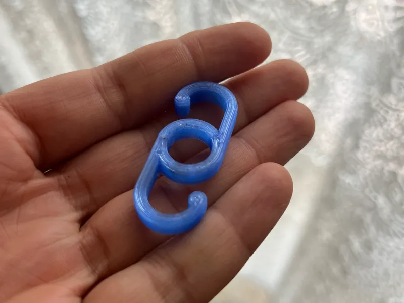 S shape cable clip