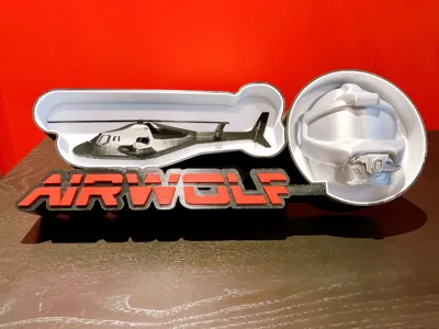 Décoration Airwolf / Airwolf decoration
