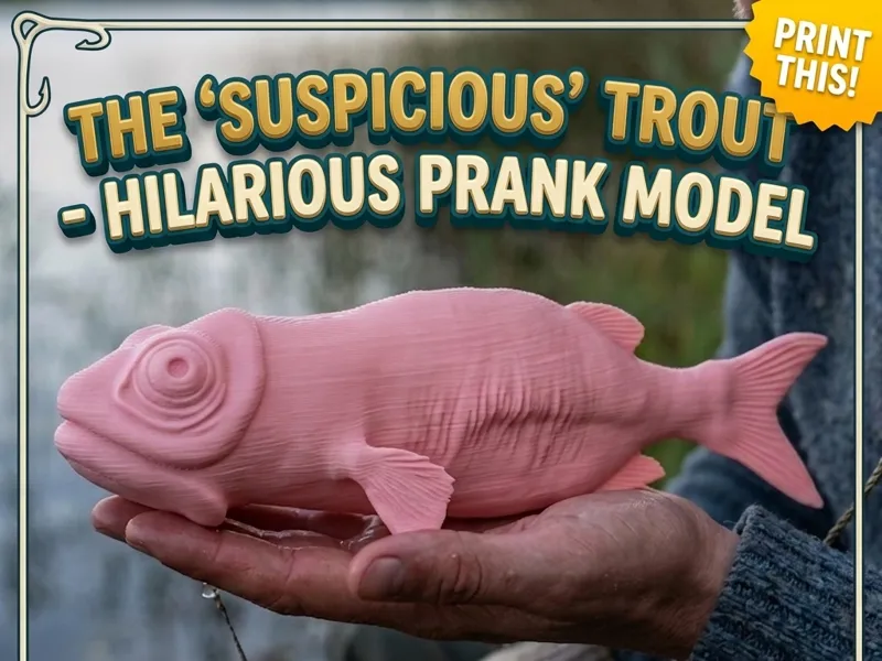 The 'Suspicious' Trout - Hilarious Prank Model