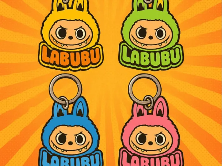 LABUBUU KEYCHAIN - Free 3D Print Model - MakerWorld