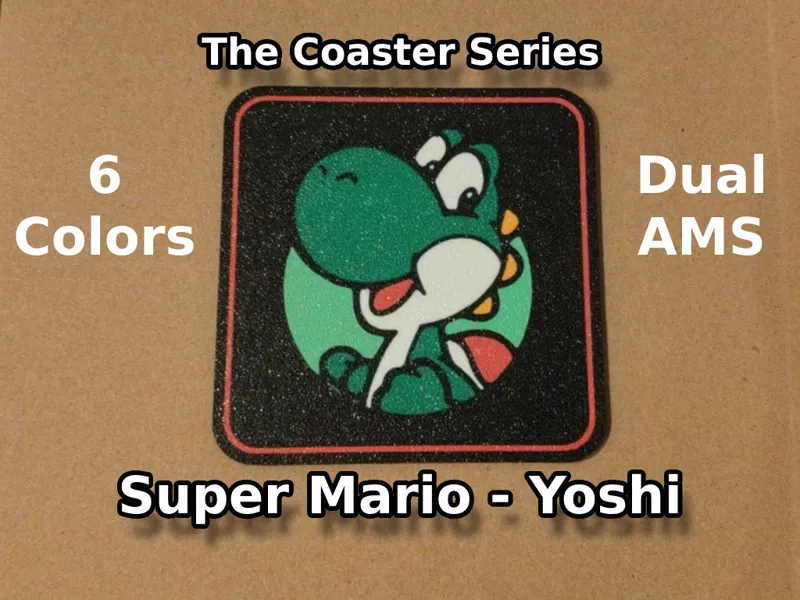 Untersetzer-Serie: Super Mario - Yoshi