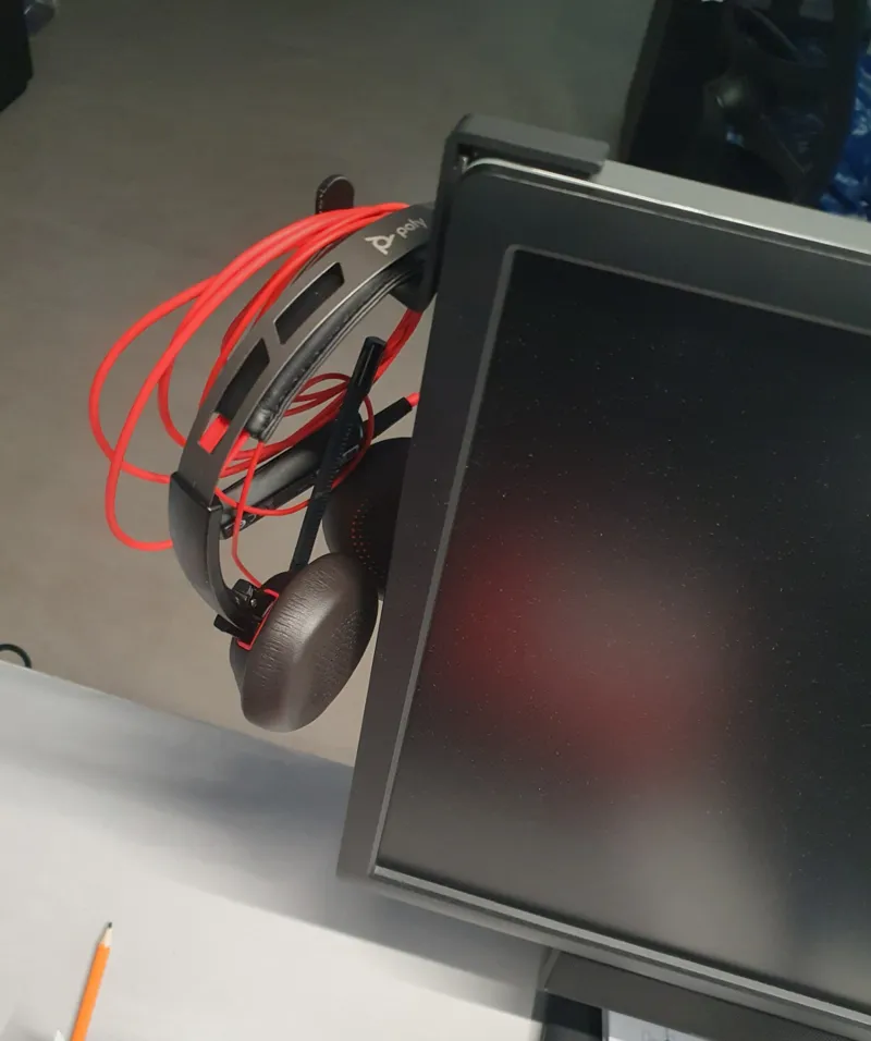 Monitor Headset Hanger