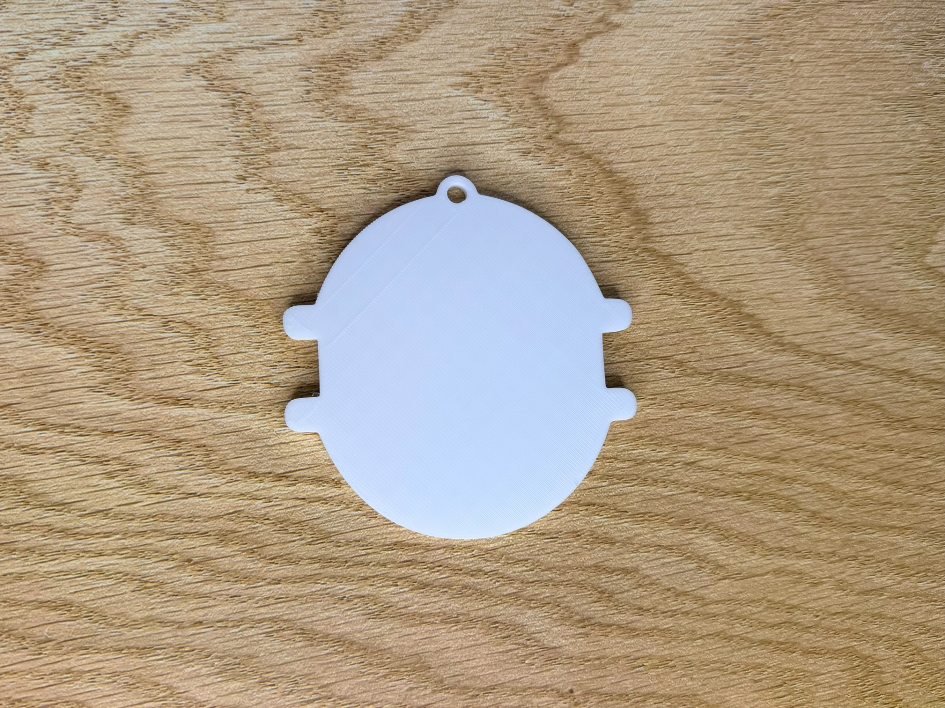 Blank Hair Tie Holder Keychain/Bag Tag - 1