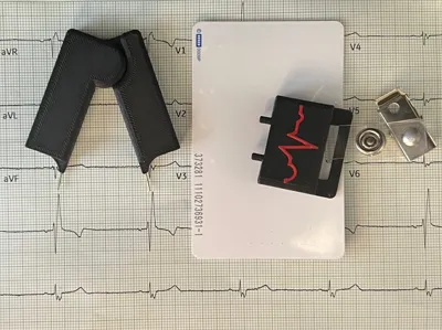 EKG Calipers and Badge Attachment