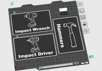 Extra signs (Impact wrench, impact driver and hammers)