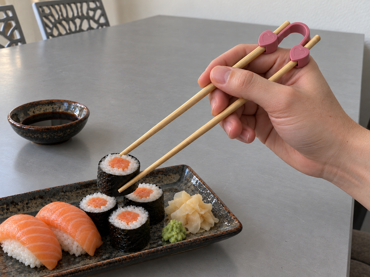 Chopstick Helper – 6 Styles OnePiece Sushi Trainer - 1