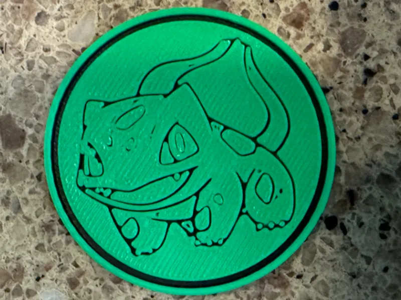 001 - Bulbasaur Coin