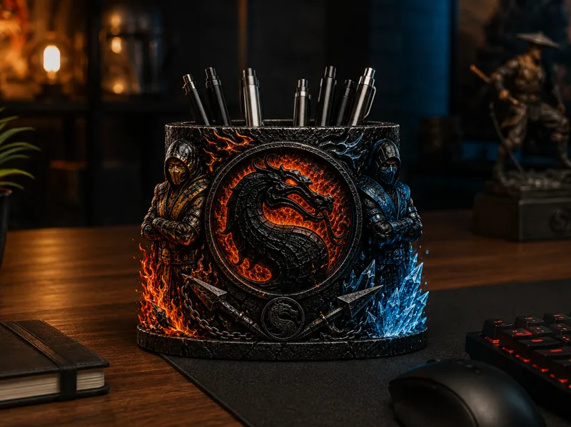 Mortal Kombat Mug for Pencils