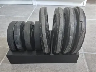 Ablage für Hantelgewichte 1,25KG und 2,5KG