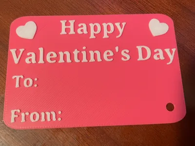 Simple Valentine's Day Card