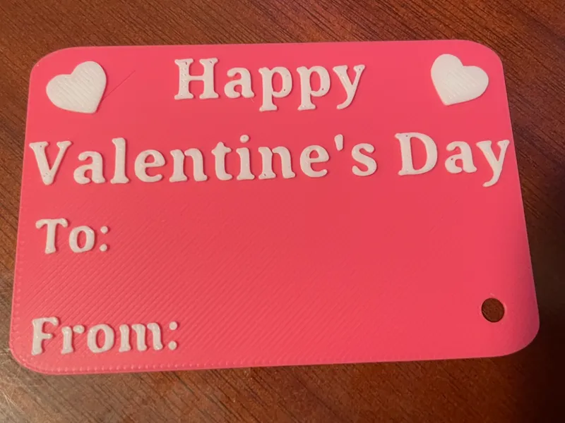 Simple Valentine's Day Card