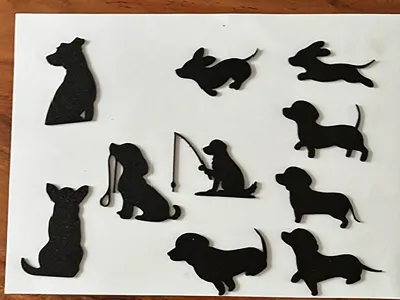 dog wall art (light-switch)