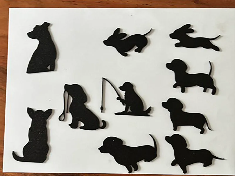 dog wall art (light-switch)