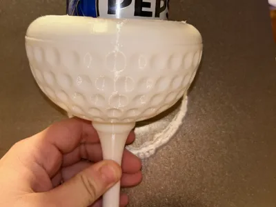 Gold Ball Tee Can Holder