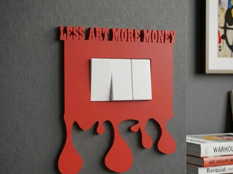 Placca Plana VIMAR /  Dripping Light Switch Cover