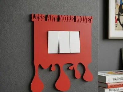 Placca Plana VIMAR /  Dripping Light Switch Cover