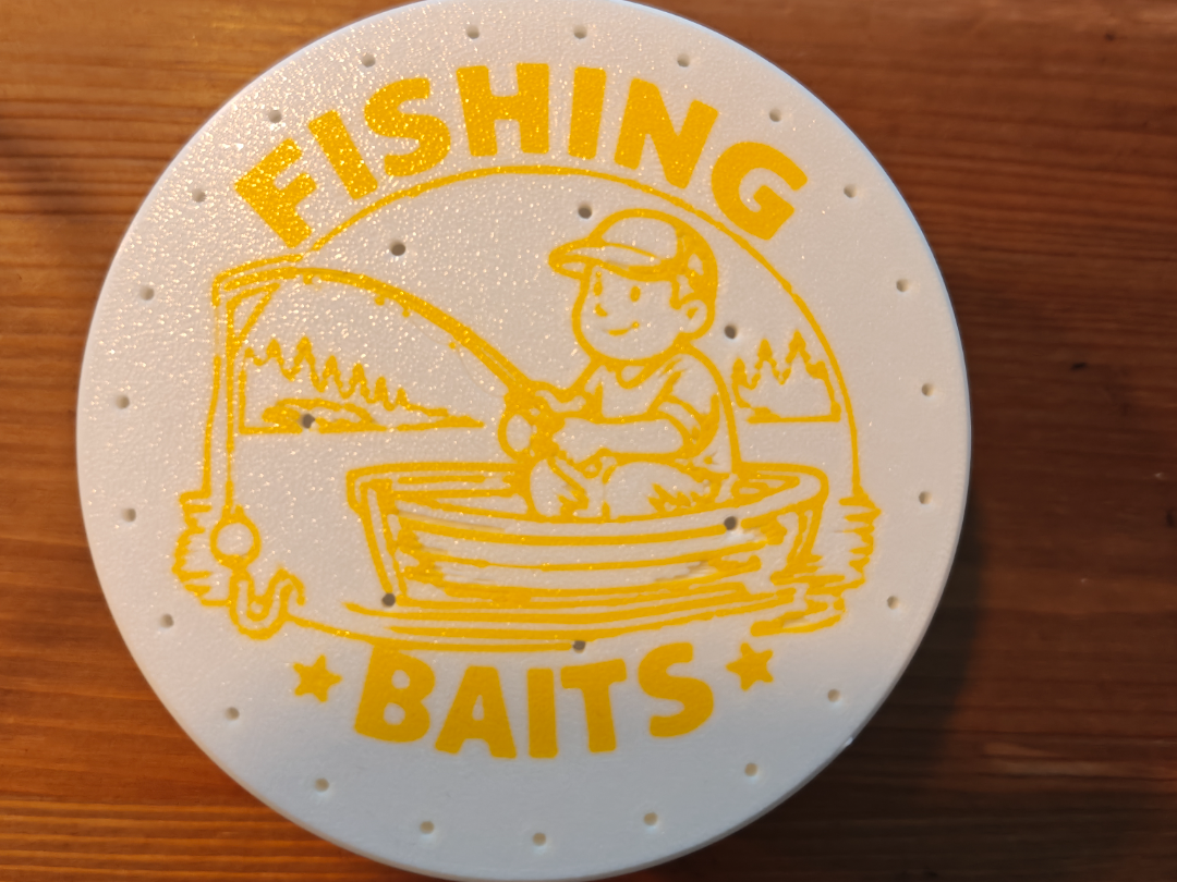 Fishing Bait Box with Screw Lid 