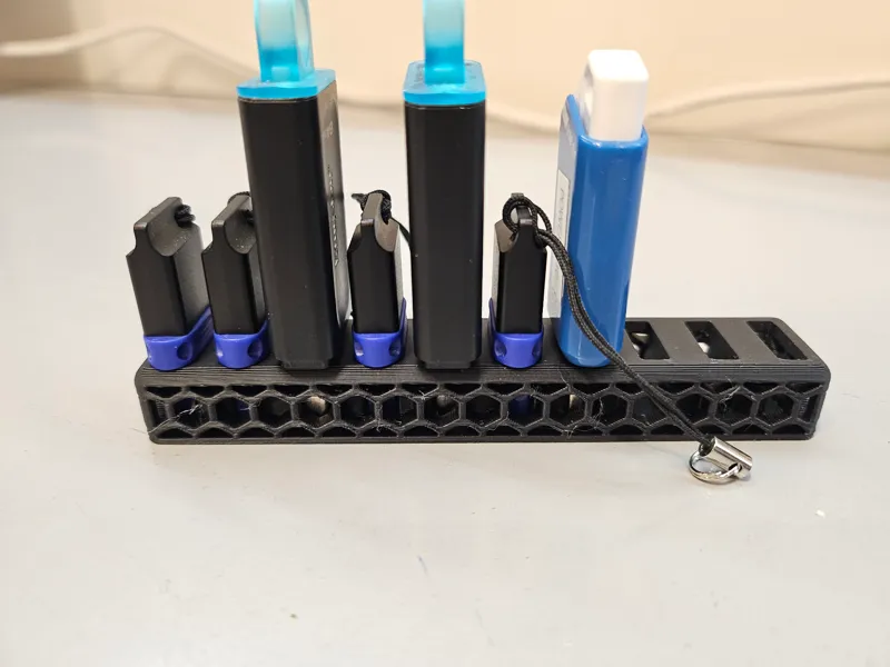 Honeycomb USB Stick Organizer