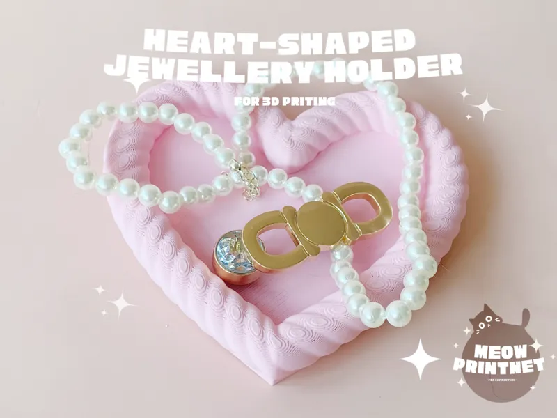 Heart shaped jewellery holder