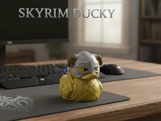 Skyrim Duck Dragonborn Desk Companion