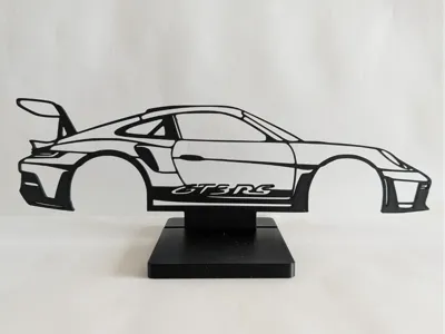 Porsche 911 GT3 RS silhouette