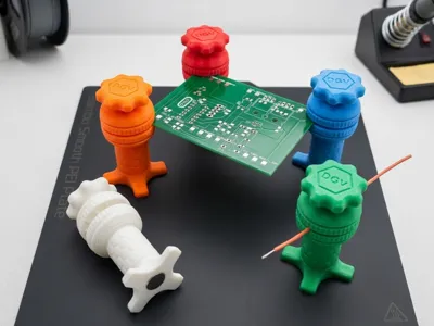 Magnetic PCB Press & Wire Holder