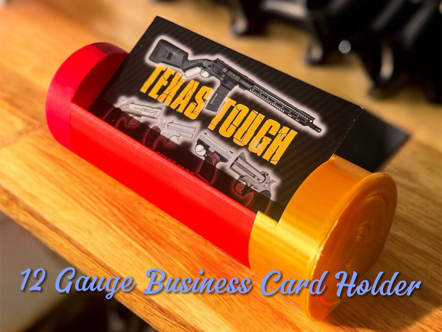 12 Gauge Shotgun Shell Business Card Holder 