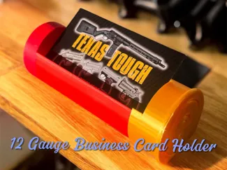 12 Gauge Shotgun Shell Business Card Holder 