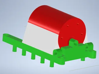 motor mount on LEG0 technic.
