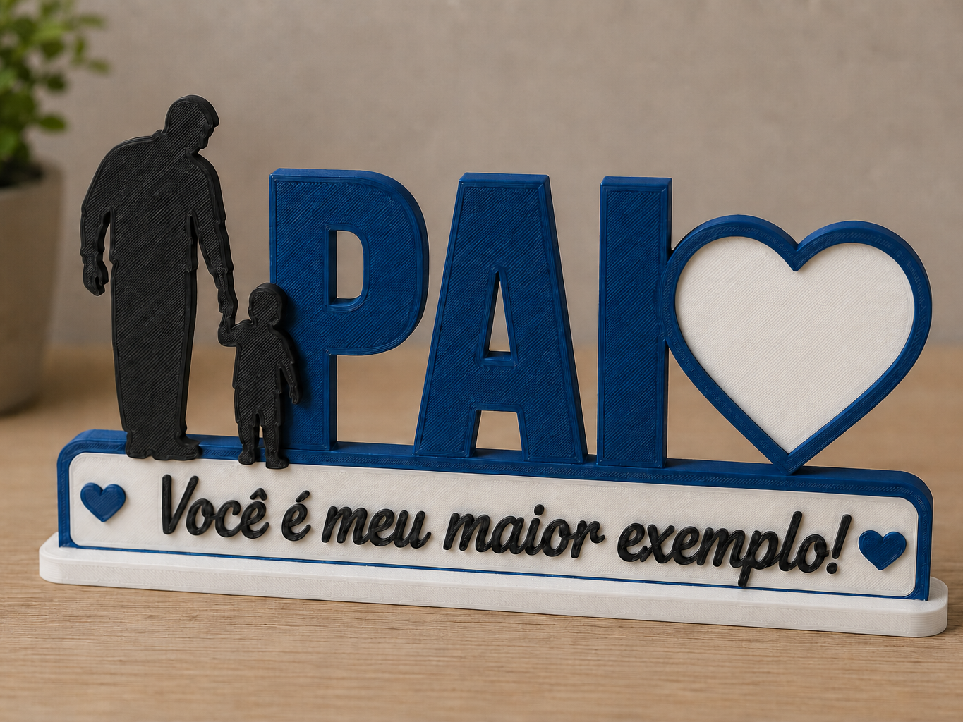 Placa Dia dos Pais