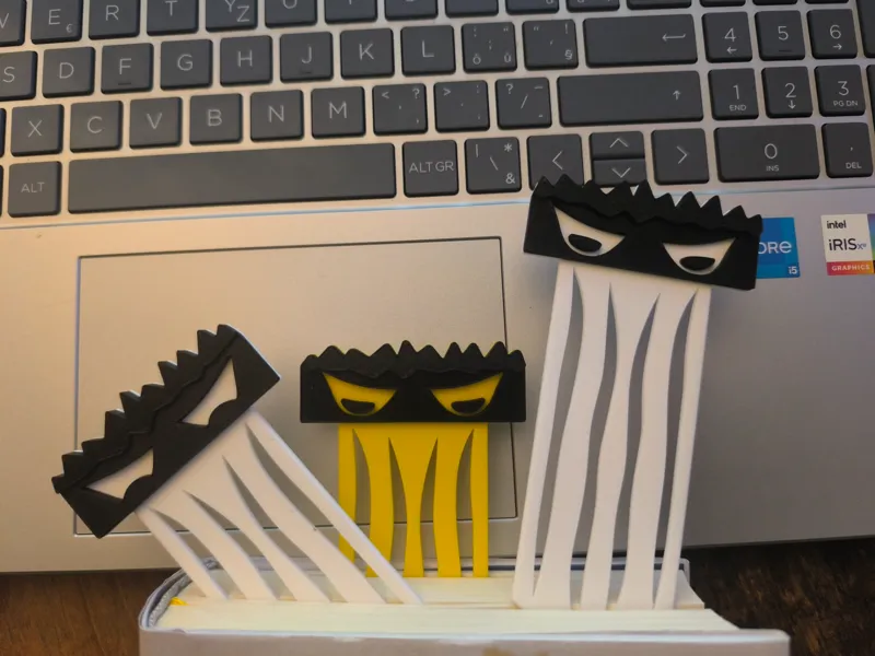BOOKMARK-OBLUDKA-1,2,3 - Záložka do knihy