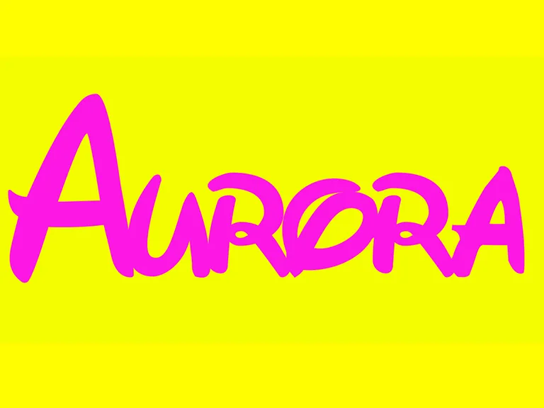 Aurora – Disney Style 3D Name Plate