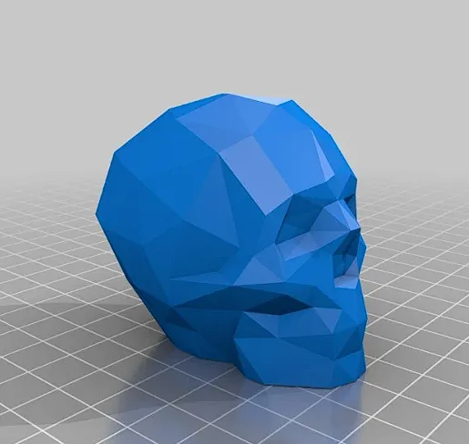 Skull head (Low Poly Skull)