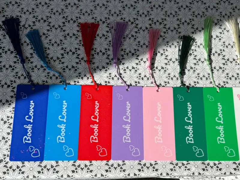 Lesezeichen "Book Lover" Glitzerfinish