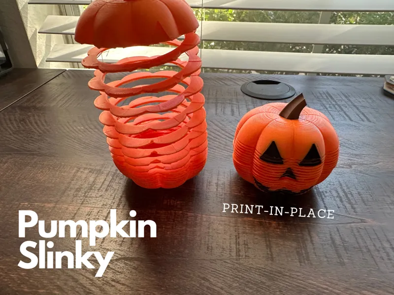 Pumpkin Slinky - Halloween Toy