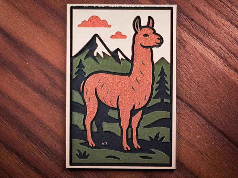 Brown llama
