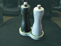 0.16mm layer, No support - Salt and Pepper Mills Stand