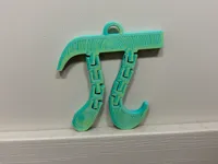 Porte-clés flexible symbole Pi — photo 1