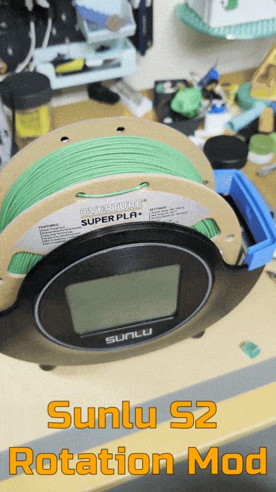 Sunlu S2 Spool Rotation Mod