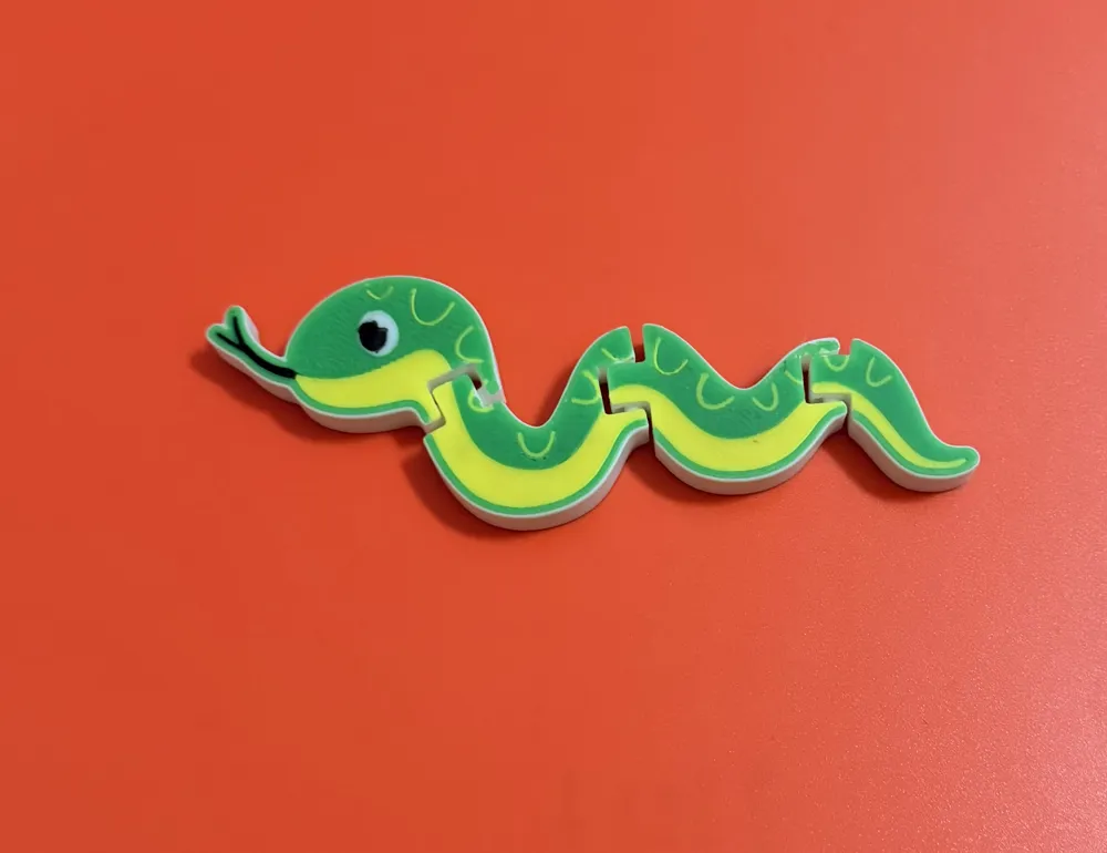 Creator Making Snakes Mini Articulated Snake - Free 3D Print Model - MakerWorld