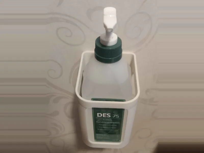 1L Hand sanitizer / disinfectant wall holder