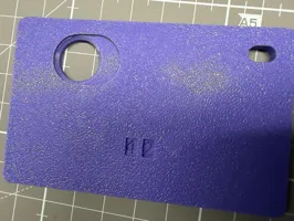 single color, no ams, engraved numbers